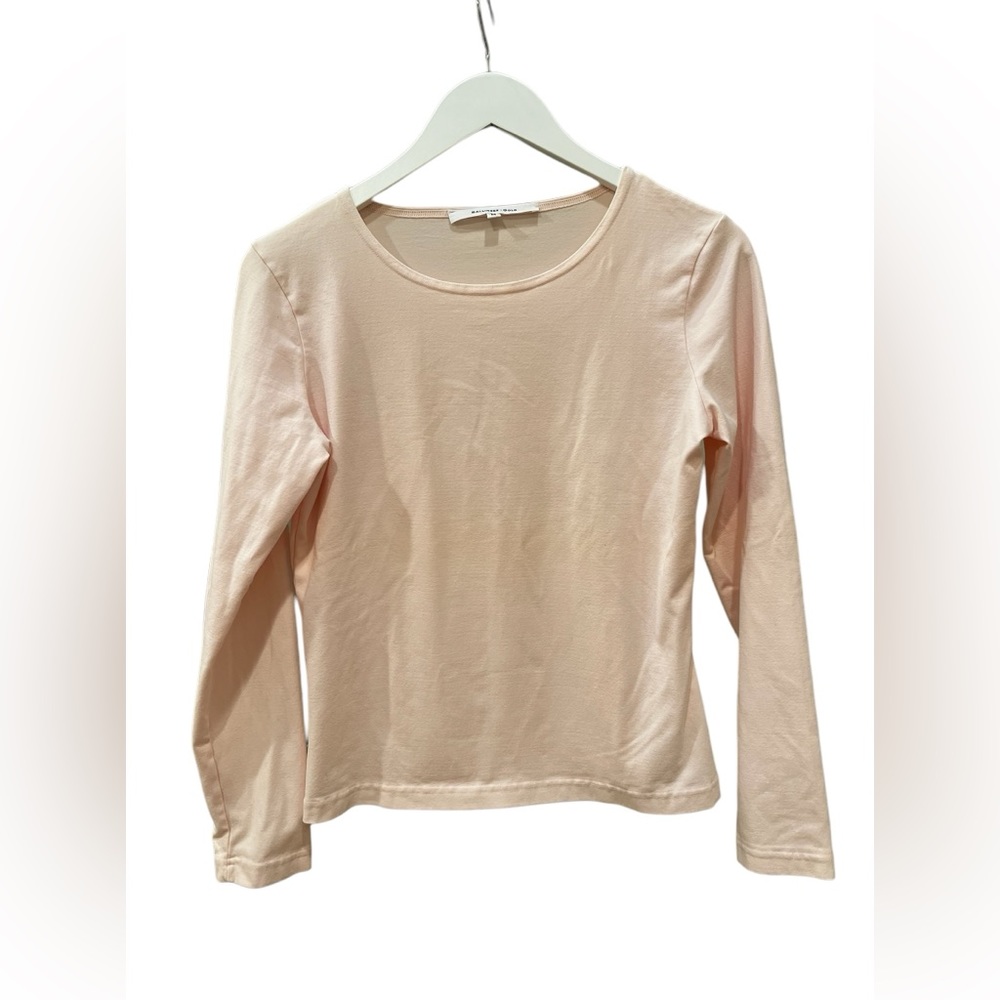Ballinger Gold Long Sleeve Pink T Shirt Size M in Excellent Preowned Condition